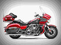 Kawasaki Vulcan 1700 ABS Voyager 2018 2 motorbike A4 Photo Print