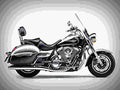 Kawasaki Vulcan 1700 Nomad 2017 3 motorbike A4 Photo Print