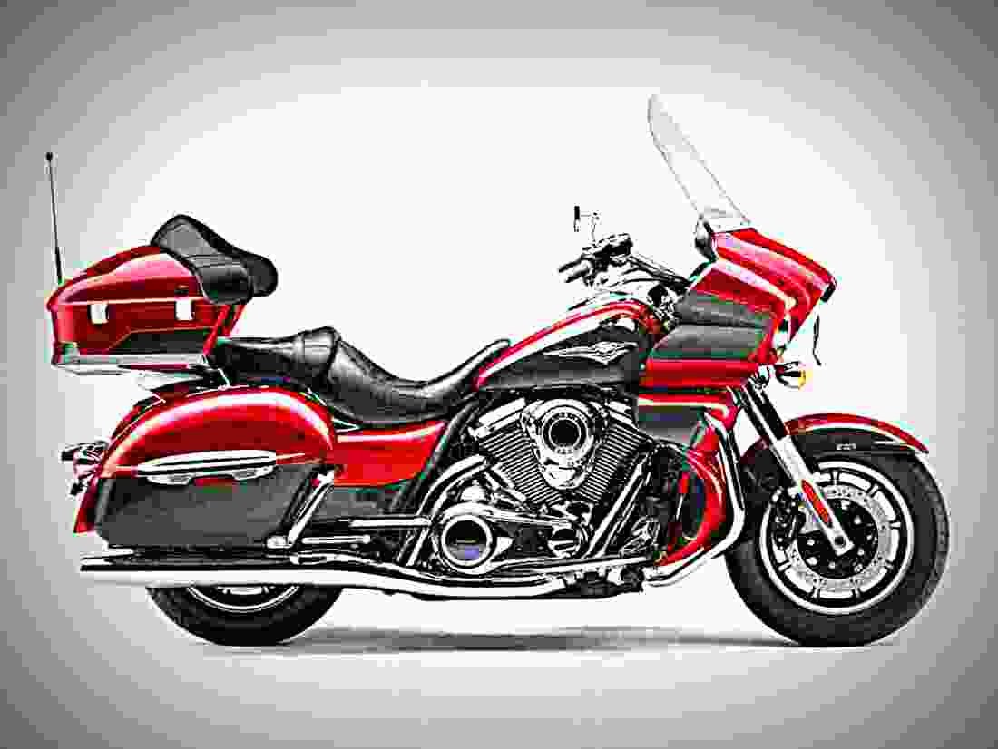 Kawasaki Vulcan 1700 Voyager 2017 2 motorbike A4 Photo Print