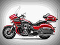 Kawasaki Vulcan 1700 Voyager 2017 3 motorbike A4 Photo Print