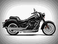 Kawasaki Vulcan 900 Classic 2019 1 motorbike A4 Photo Print