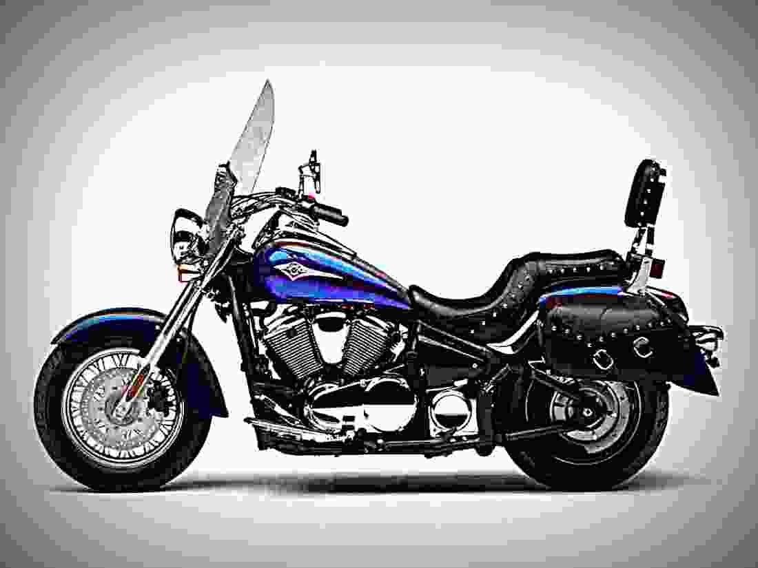 Kawasaki Vulcan 900 Classic 2019 3 motorbike A4 Photo Print