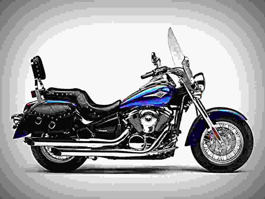Kawasaki Vulcan 900 Classic LT 2019 2 motorbike A4 Photo Print