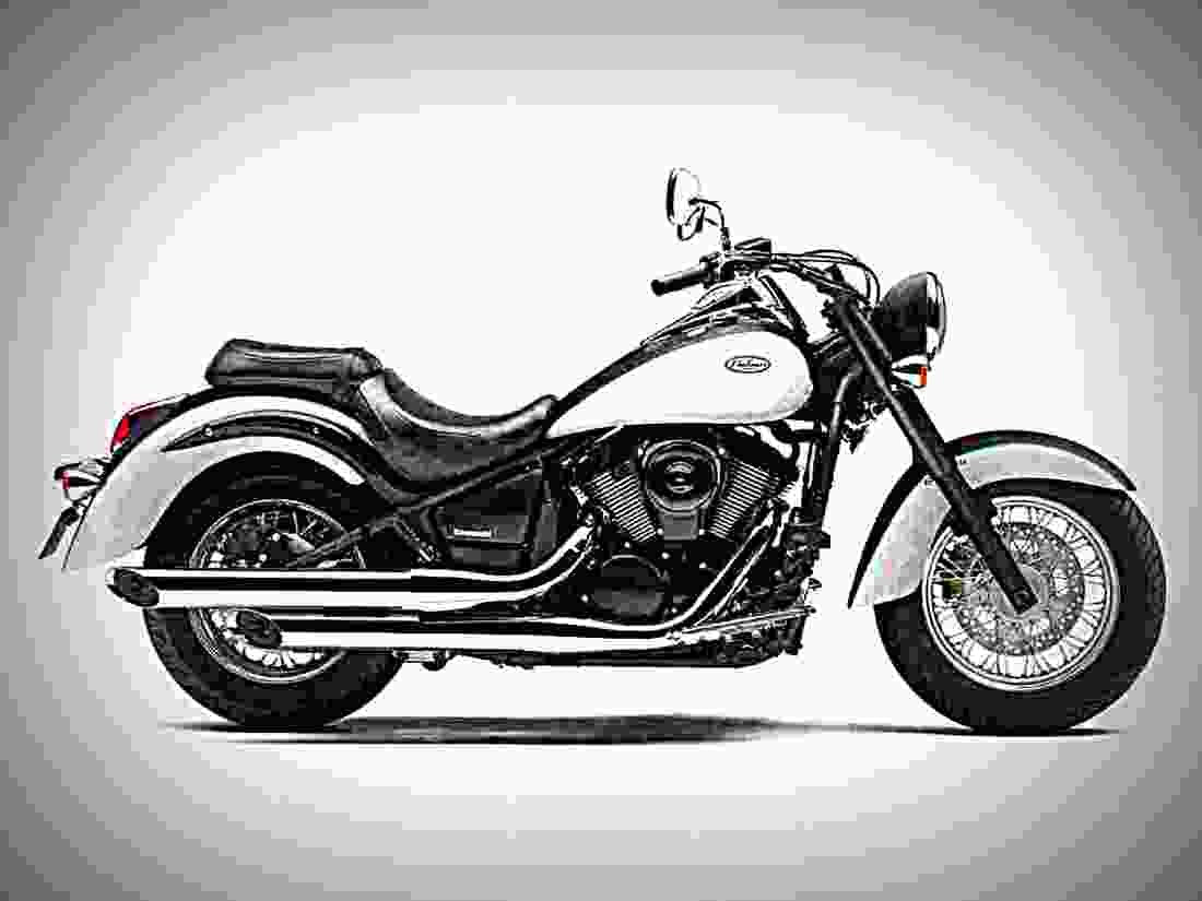 Kawasaki Vulcan 900 Classic Special Edition 2017 1 motorbike A4 Photo Print