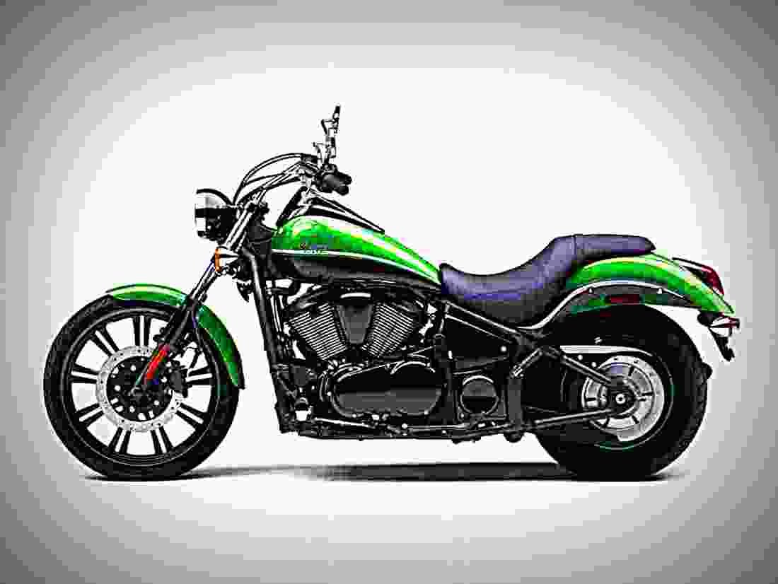 Kawasaki Vulcan 900 Custom 2018 1 motorbike A4 Photo Print