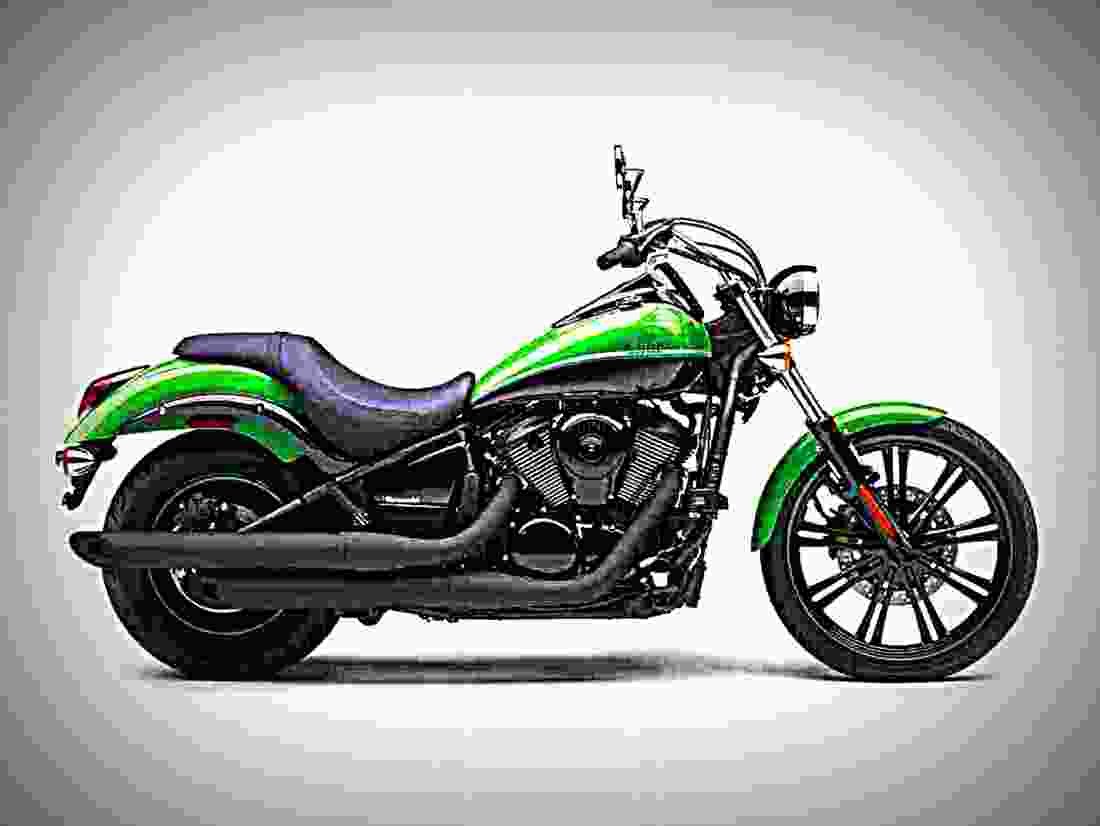 Kawasaki Vulcan 900 Custom 2018 2 motorbike A4 Photo Print