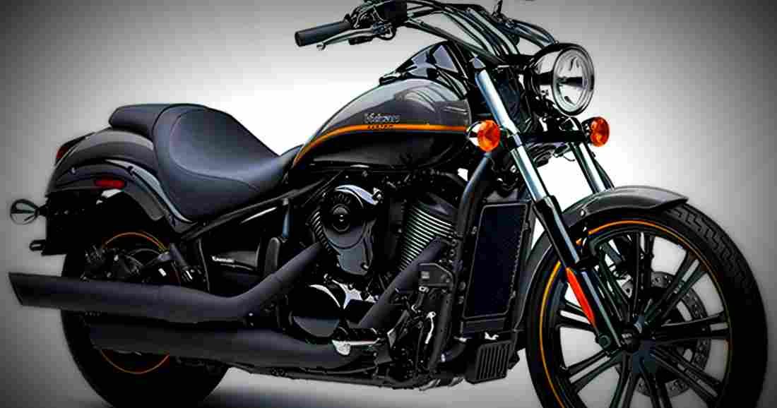 Kawasaki Vulcan 900 Custom 2019 1 motorbike A4 Photo Print
