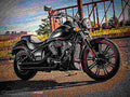 Kawasaki Vulcan 900 Custom Vulcan 900 Custom 3 motorbike A4 Photo Print