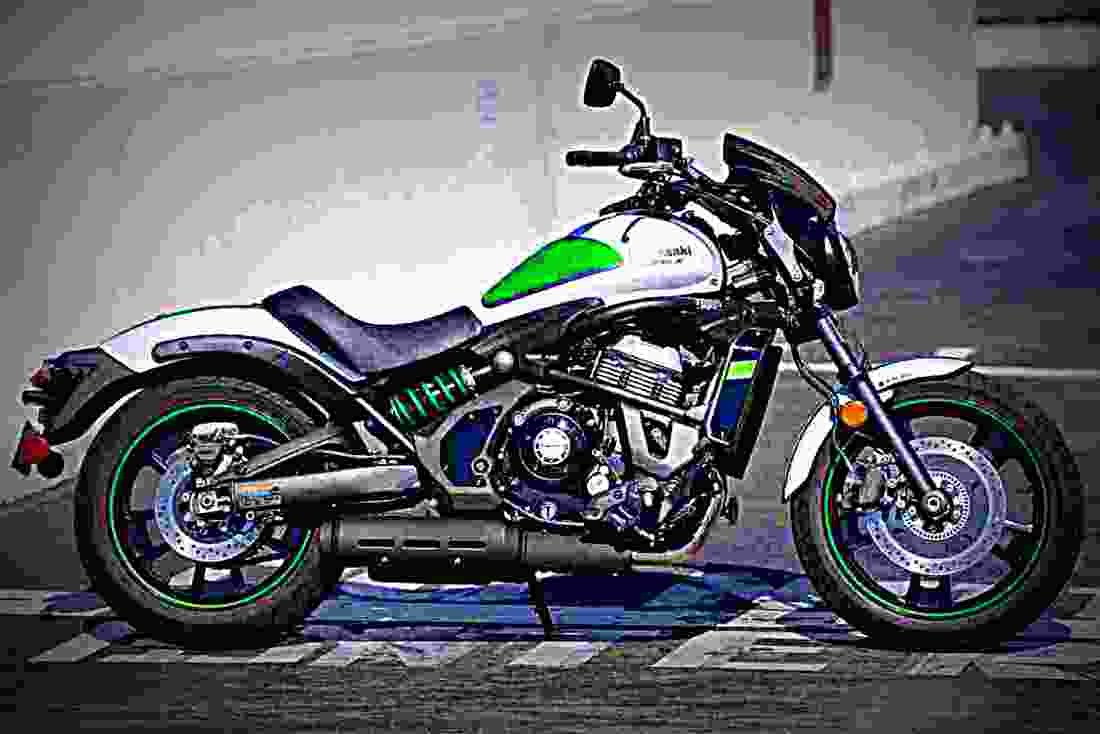 Kawasaki Vulcan S ABS Cafe 2017 3 motorbike A4 Photo Print