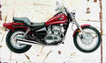 Kawasaki Vulcan500 2004 Aged Vintage A4 Photo Print