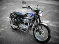 Kawasaki W 650 2000 1 motorbike A4 Photo Print