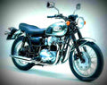 Kawasaki W 650 2002 6 motorbike A4 Photo Print