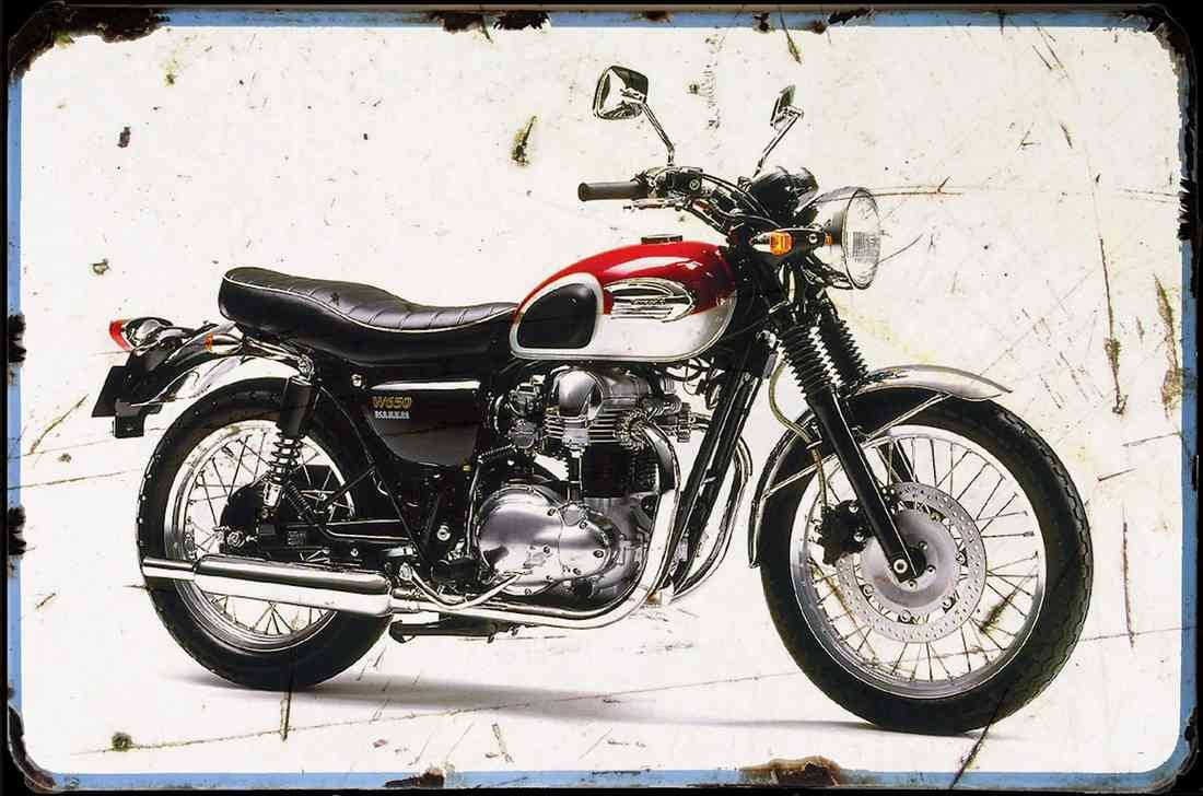 Kawasaki W650 A4 Photo Print