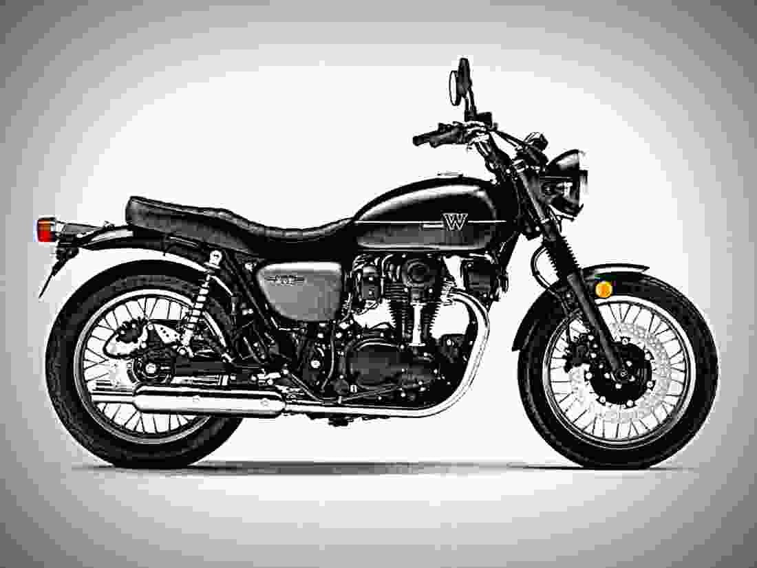 Kawasaki W800 Street 2019 2 motorbike A4 Photo Print