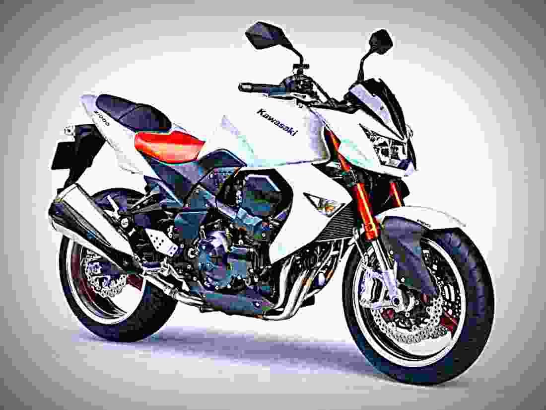 Kawasaki Z 1000 GTR 1988 6 motorbike A4 Photo Print