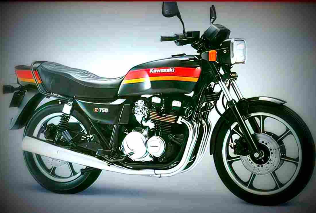 Kawasaki Z 1000 J 1983 4 motorbike A4 Photo Print