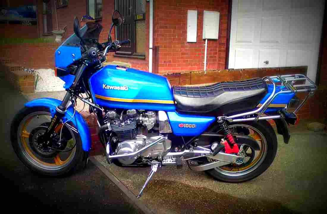 Kawasaki Z 1000 J 1983 5 motorbike A4 Photo Print