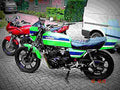 Kawasaki Z 1000 J 1983 6 motorbike A4 Photo Print