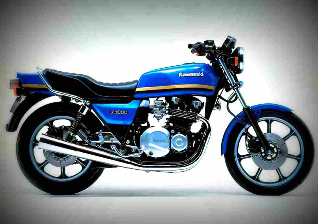 Kawasaki Z 1000 LTD 1982 1 motorbike A4 Photo Print