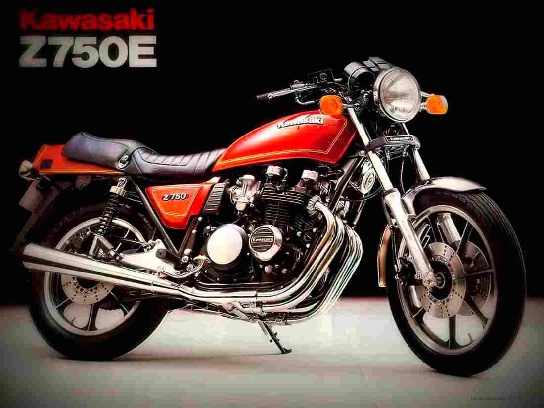 Kawasaki Z 1300 1981 5 motorbike A4 Photo Print