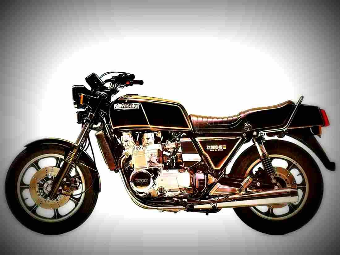 Kawasaki Z 1300 DFI 1985 3 motorbike A4 Photo Print