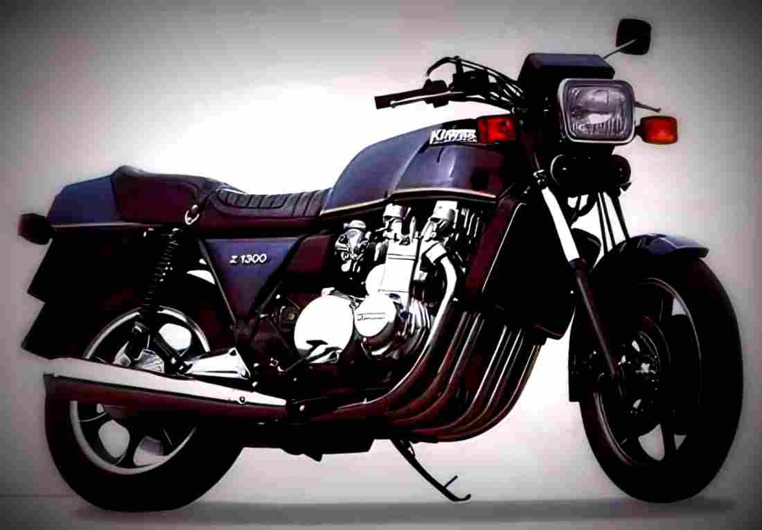 Kawasaki Z 1300 DFI (reduced effect) 1985 2 motorbike A4 Photo Print