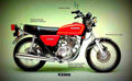 Kawasaki Z 200 1978 1 motorbike A4 Photo Print