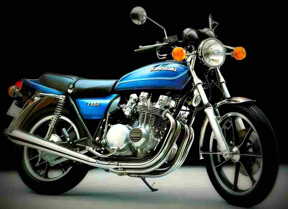 Kawasaki Z 250 A 1980 4 motorbike A4 Photo Print