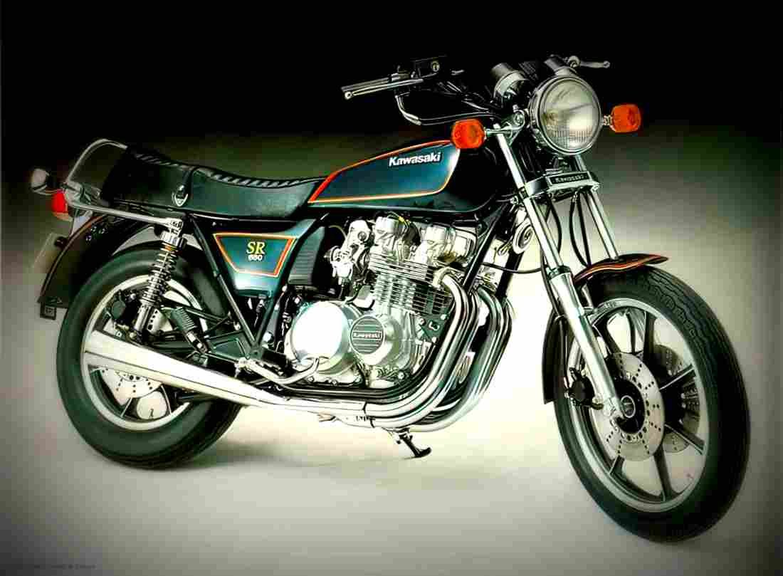 Kawasaki Z 250 A 1983 2 motorbike A4 Photo Print