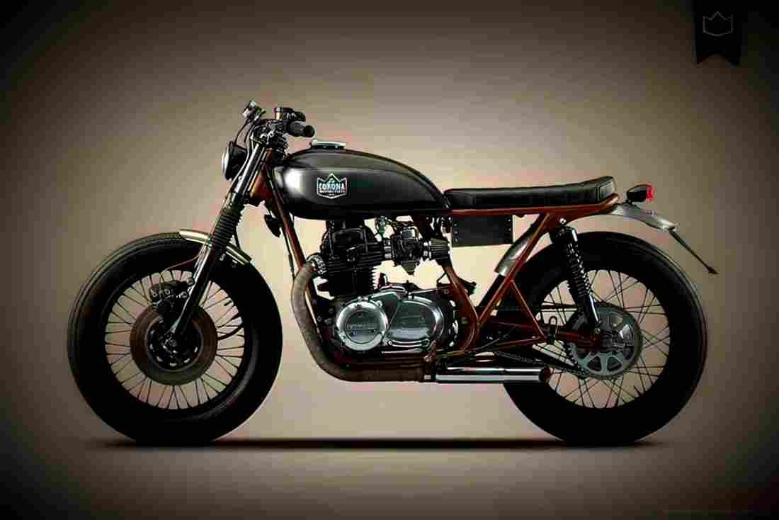 Kawasaki Z 400 1975 2 motorbike A4 Photo Print