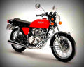 Kawasaki Z 400 1977 1 motorbike A4 Photo Print