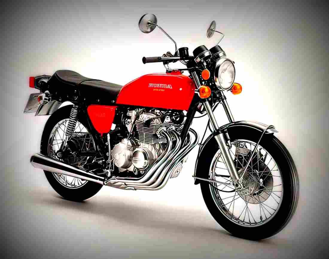 Kawasaki Z 400 1977 1 motorbike A4 Photo Print