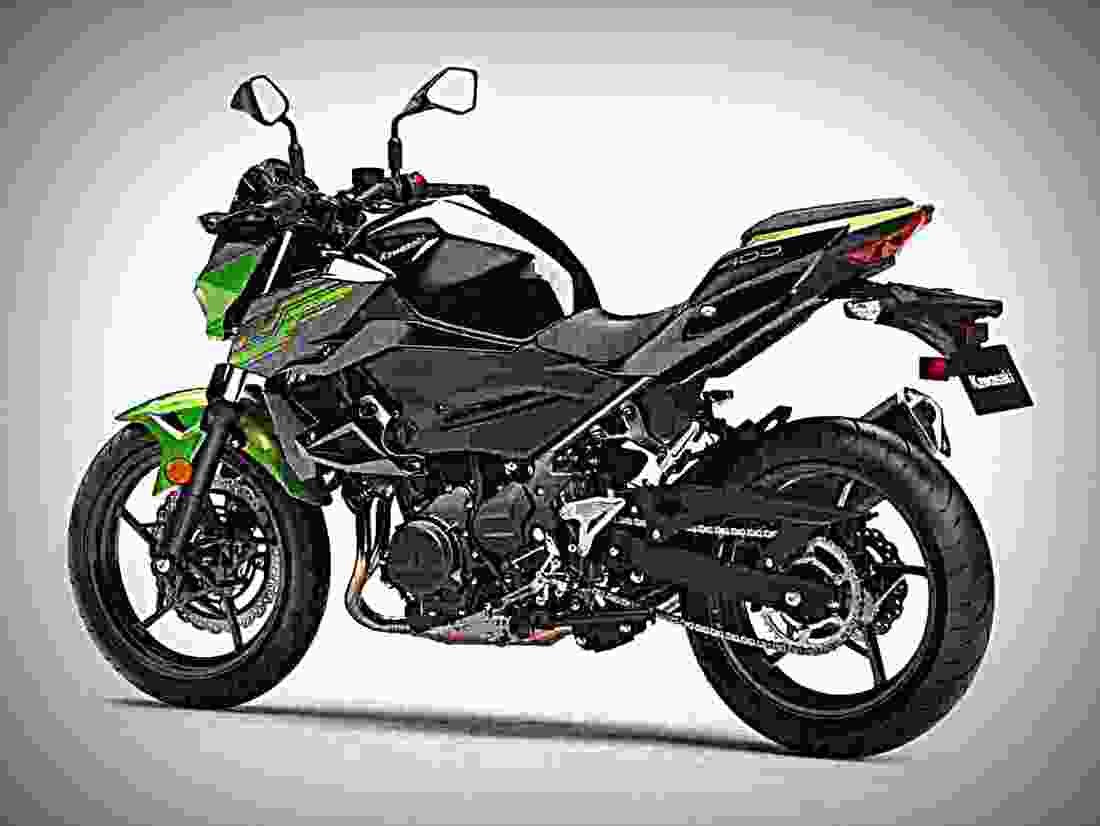 Kawasaki Z 400 ABS 2019 2 motorbike A4 Photo Print