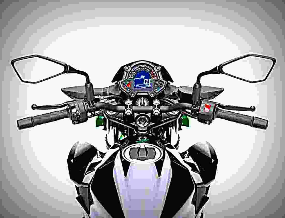 Kawasaki Z 400 ABS 2019 4 motorbike A4 Photo Print