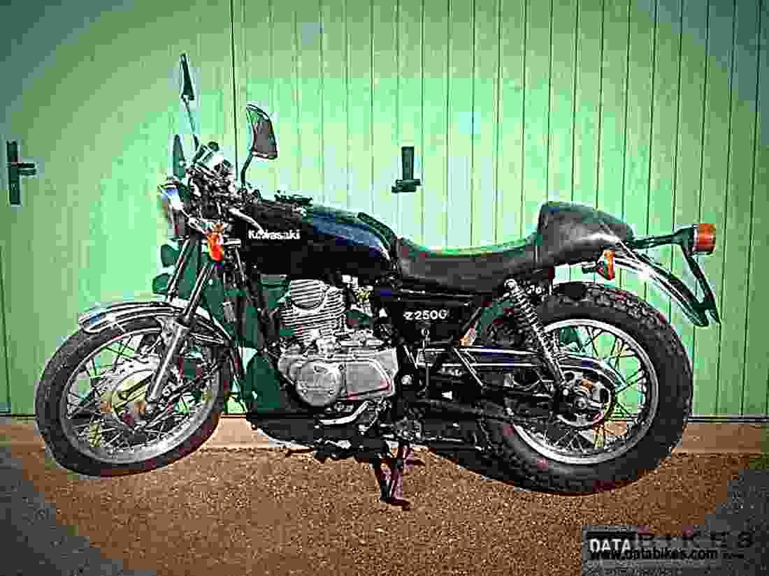 Kawasaki Z 400 F 1984 3 motorbike A4 Photo Print