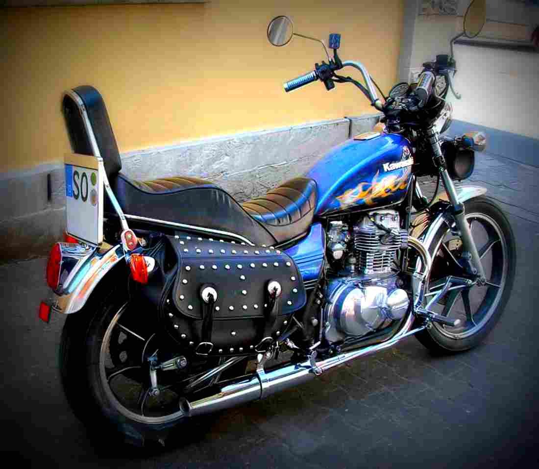 Kawasaki Z 450 LTD 1985 2 motorbike A4 Photo Print