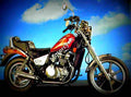 Kawasaki Z 450 LTD 1989 4 motorbike A4 Photo Print