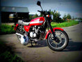 Kawasaki Z 450 LTD (reduced effect) 1987 3 motorbike A4 Photo Print