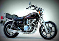 Kawasaki Z 550 GT 1990 4 motorbike A4 Photo Print