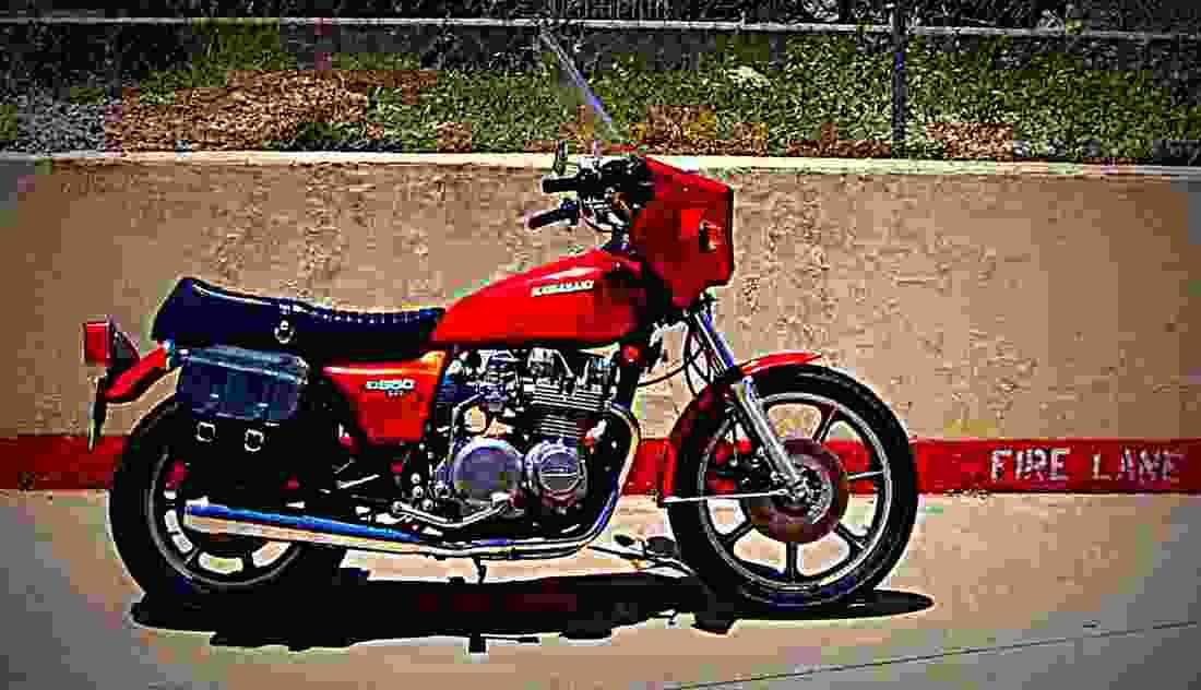 Kawasaki Z 650 LTD 1978 4 motorbike A4 Photo Print