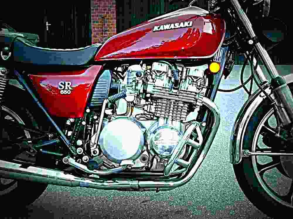 Kawasaki Z 650 SR 1980 4 motorbike A4 Photo Print