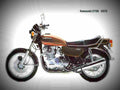 Kawasaki Z 750 1979 2 motorbike A4 Photo Print