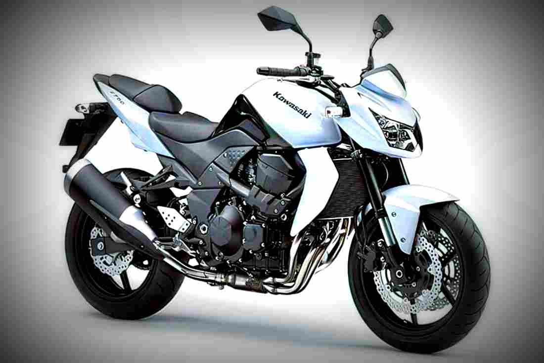 Kawasaki Z 750 2009 3 motorbike A4 Photo Print
