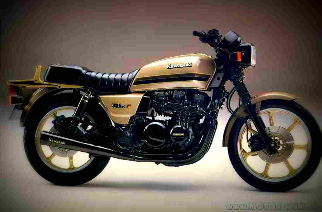 Kawasaki Z 750 GT 1987 2 motorbike A4 Photo Print