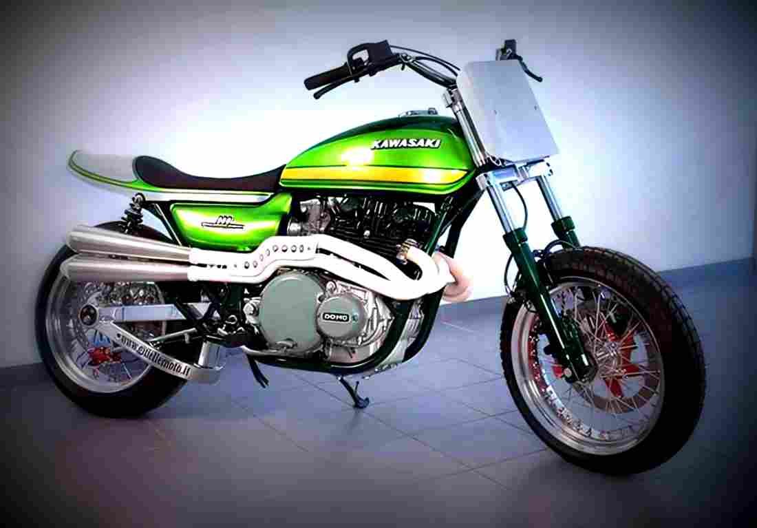 Kawasaki Z 900 1975 6 motorbike A4 Photo Print
