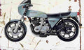 Kawasaki Z1 R 1977 Aged Vintage A4 Photo Print