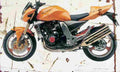 Kawasaki Z1000 2003 Aged Vintage A4 Photo Print