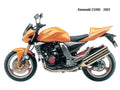 Kawasaki Z1000 2003 motorbike A4 Photo Print