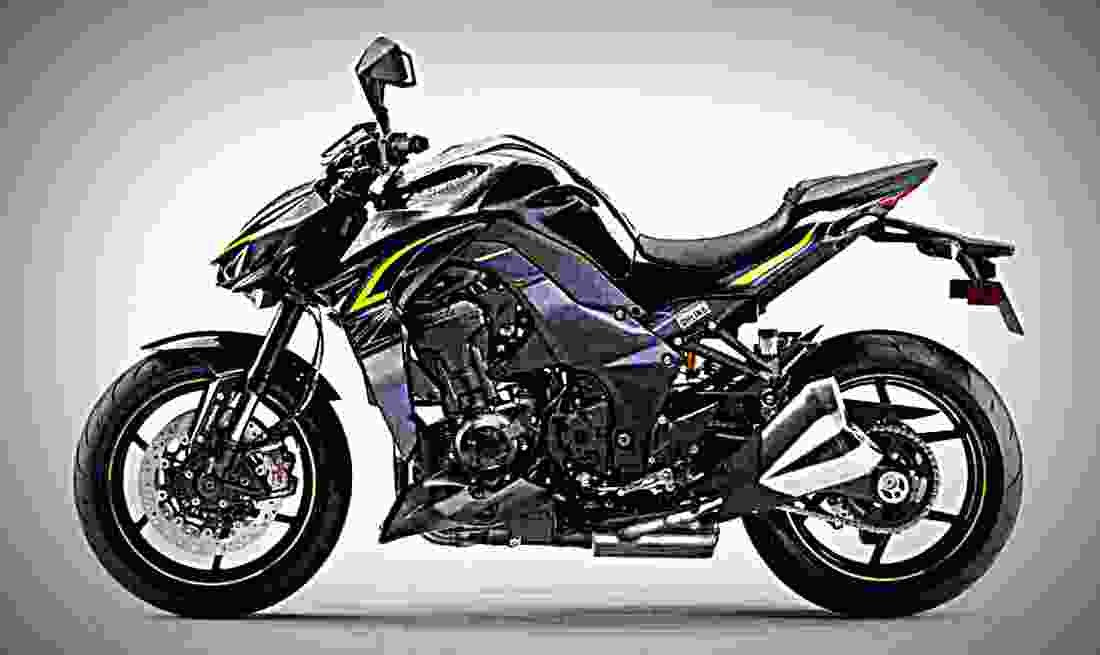 Kawasaki Z1000 R Edition 2017 2 motorbike A4 Photo Print
