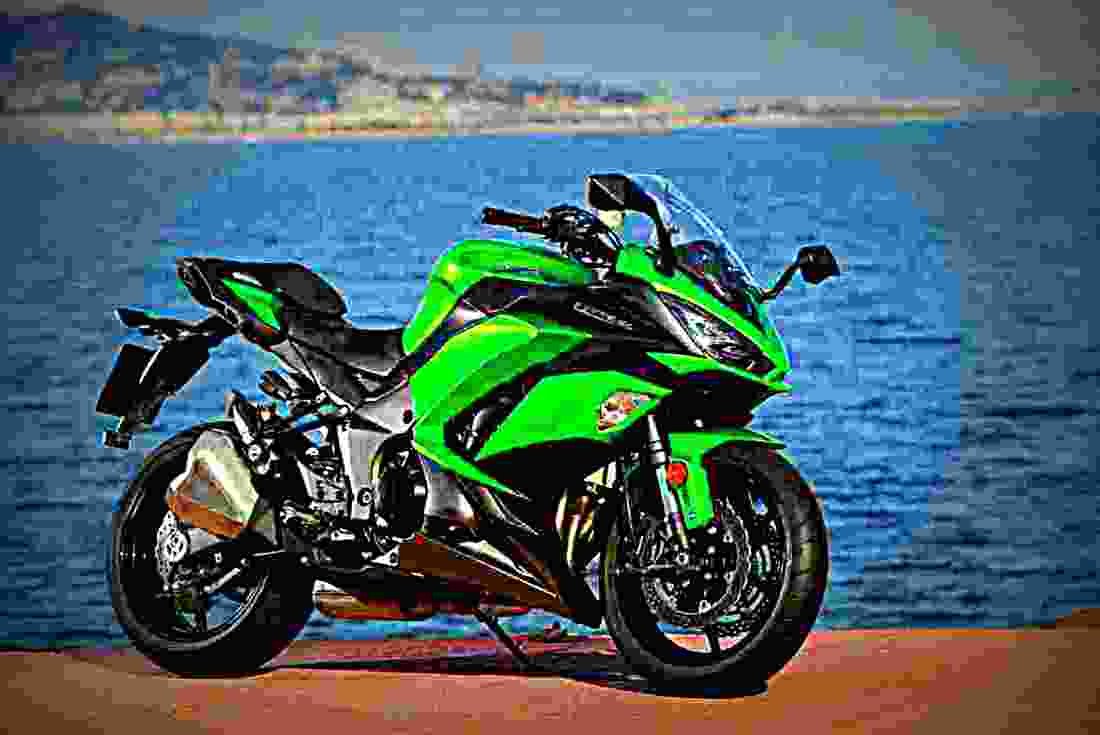 Kawasaki Z1000 SX 2017 2 motorbike A4 Photo Print